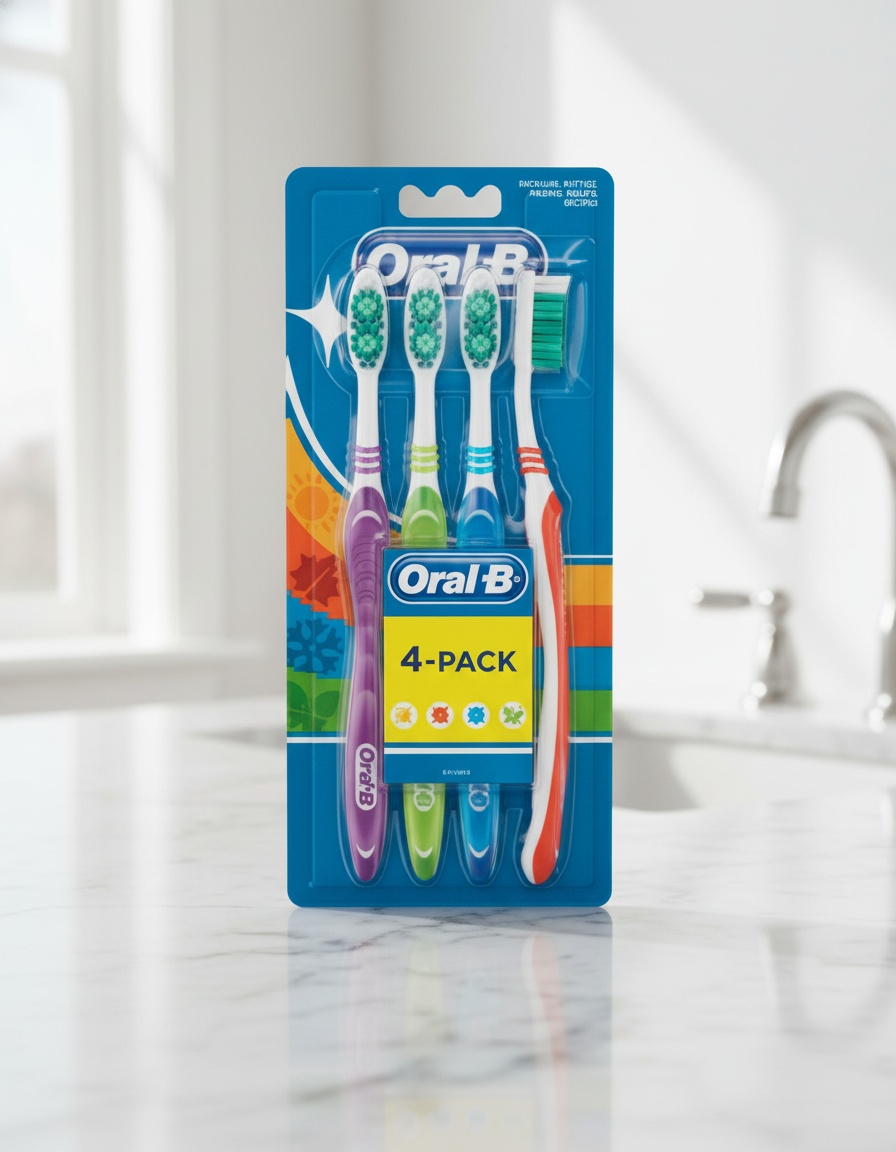 Oral-b SHINY CLEAN cepillo dental #medio 4 u - Afbeelding 2