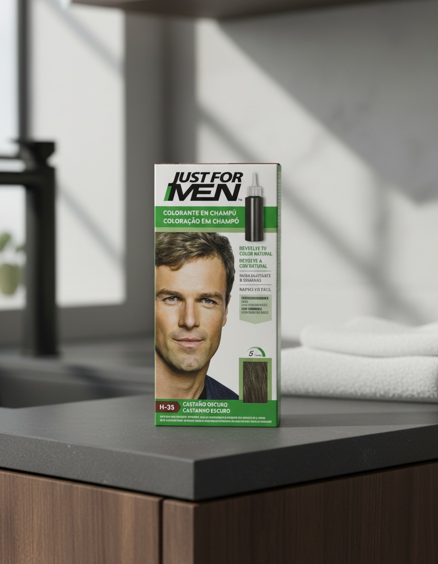 Just For Men COLORANT in shampoo #dark 30 ml - Afbeelding 2