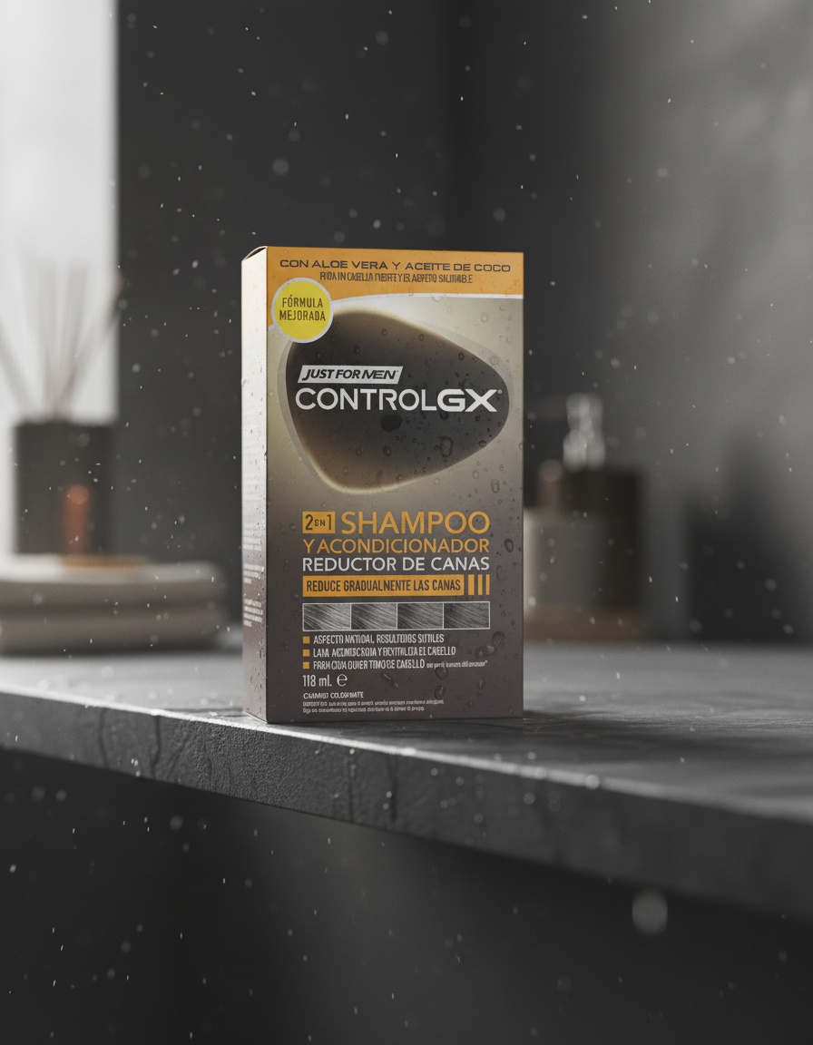 Just For Men CONTROL GX gray hair reducing shampoo with conditioner 118 ml - Afbeelding 2