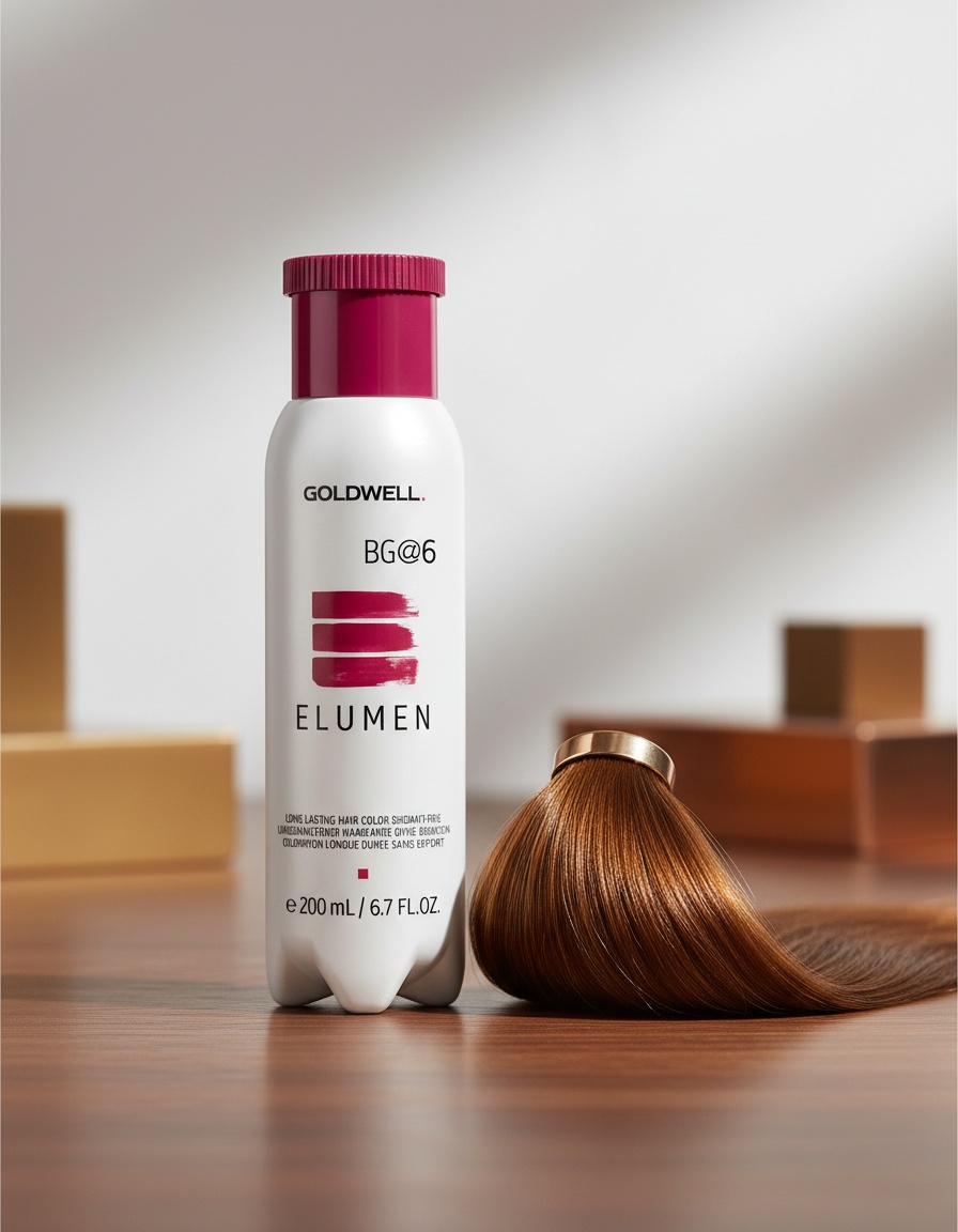 Goldwell ELUMEN long lasting hair color oxidant free #BG@6 200 ml - Afbeelding 2