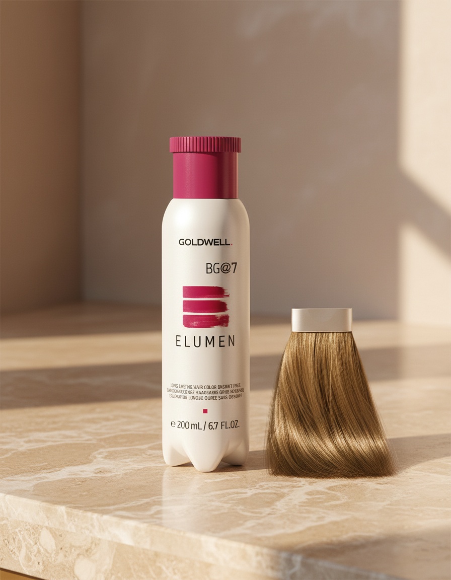Goldwell ELUMEN long lasting hair color oxidant free #BG@7 200 ml - Afbeelding 2