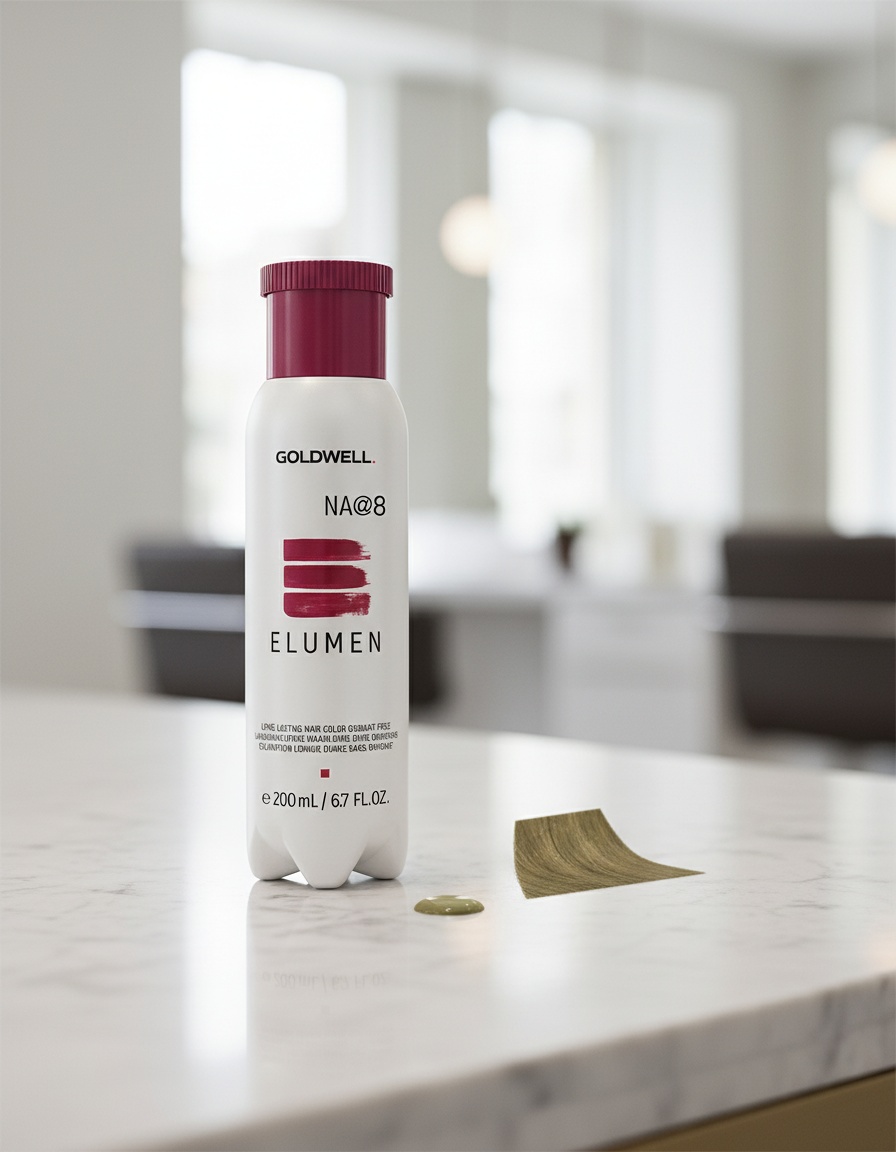 Goldwell ELUMEN long lasting hair color oxidant free #NA@8 200 ml - Afbeelding 2