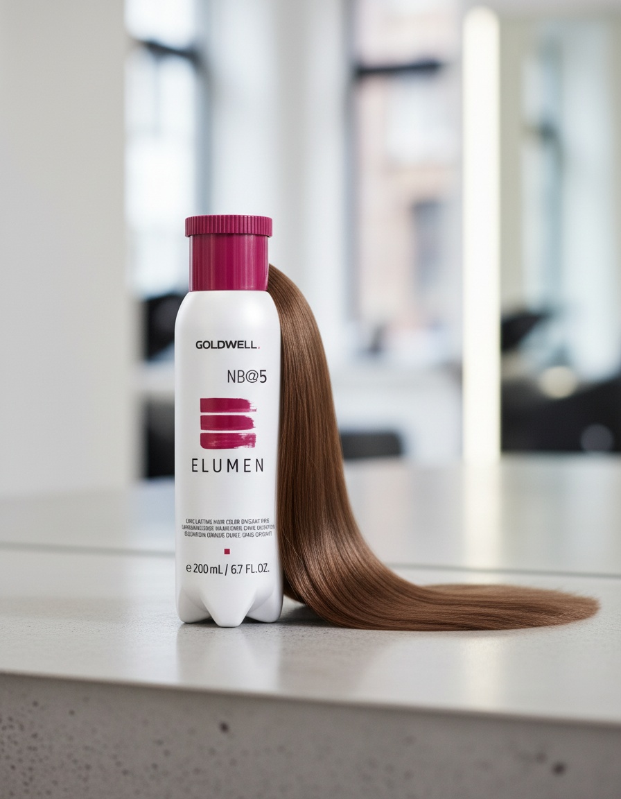 Goldwell ELUMEN long lasting hair color oxidant free #NB@5 200 ml - Afbeelding 2
