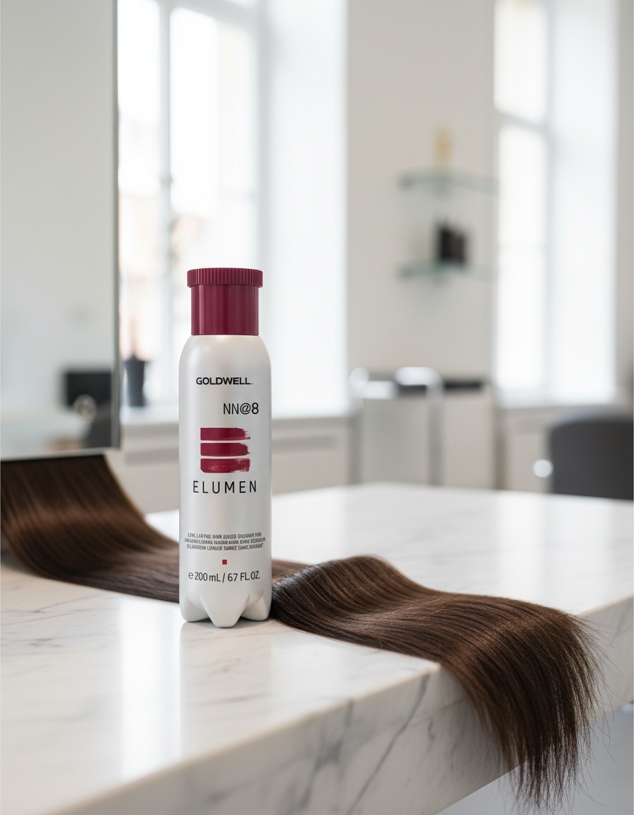 Goldwell ELUMEN long lasting hair color oxidant free #NN@8 200 ml - Afbeelding 2