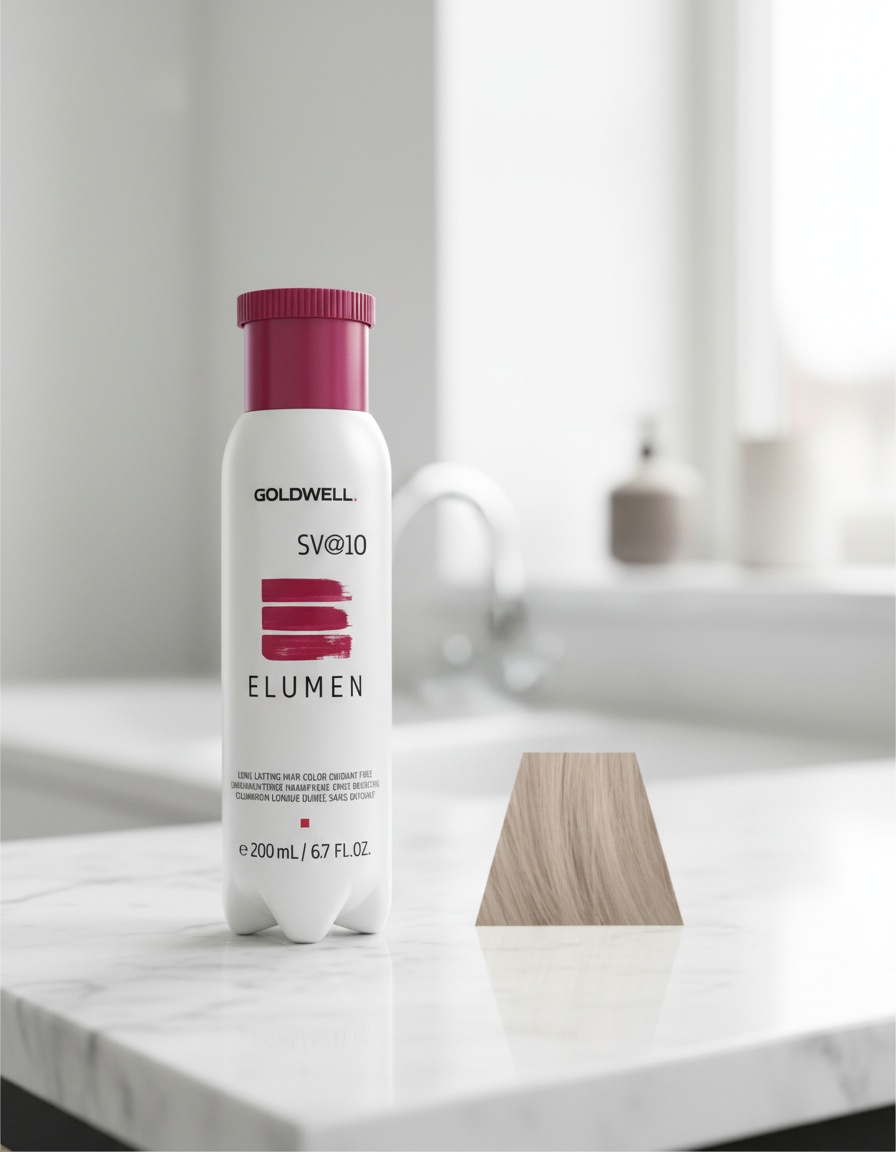 Goldwell ELUMEN long lasting hair color oxidant free #SV@10 200 ml - Afbeelding 2