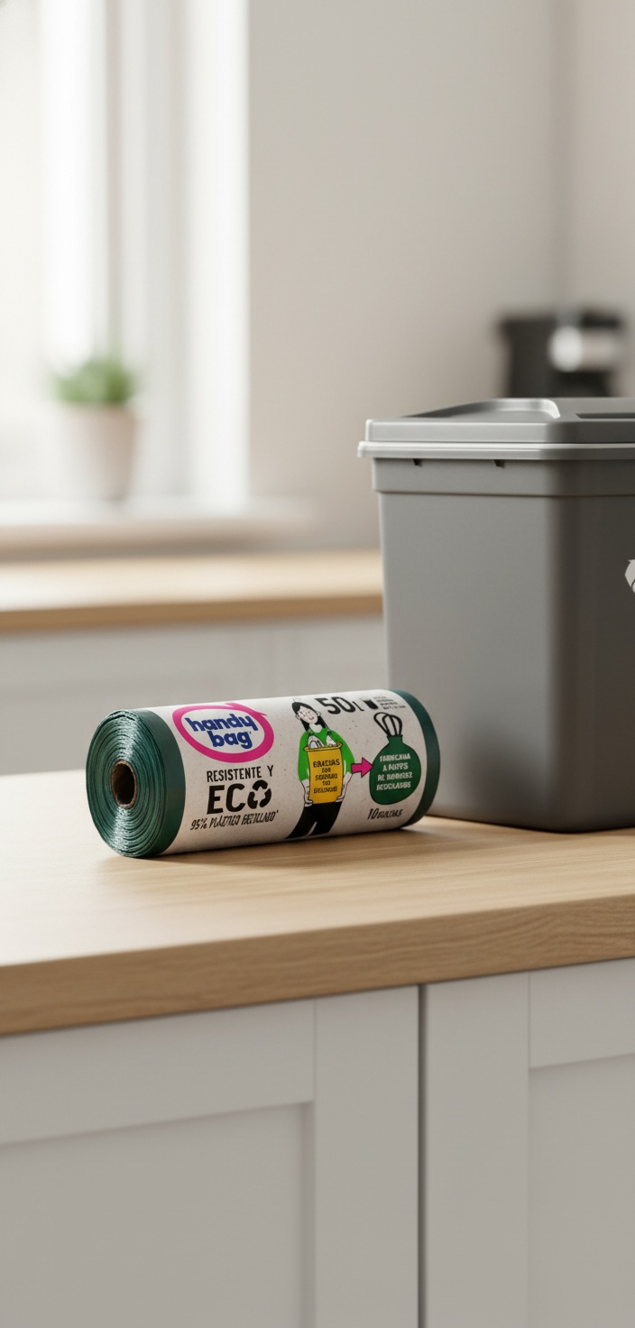 Albal HANDY BAG RECICLADA bolsa basura resistente 50 litros 10 u - Afbeelding 2