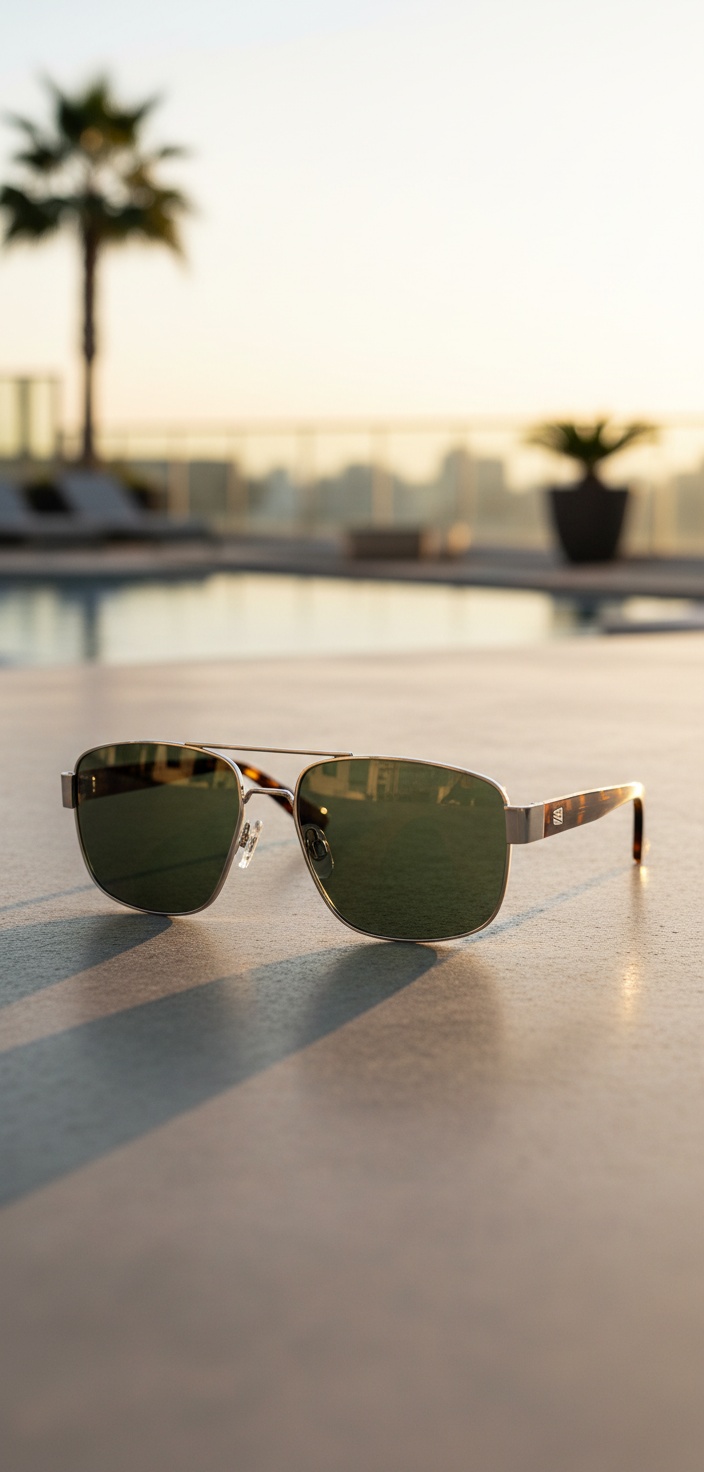 Hawkers FALCON polarized #gold green 1 u - Afbeelding 2