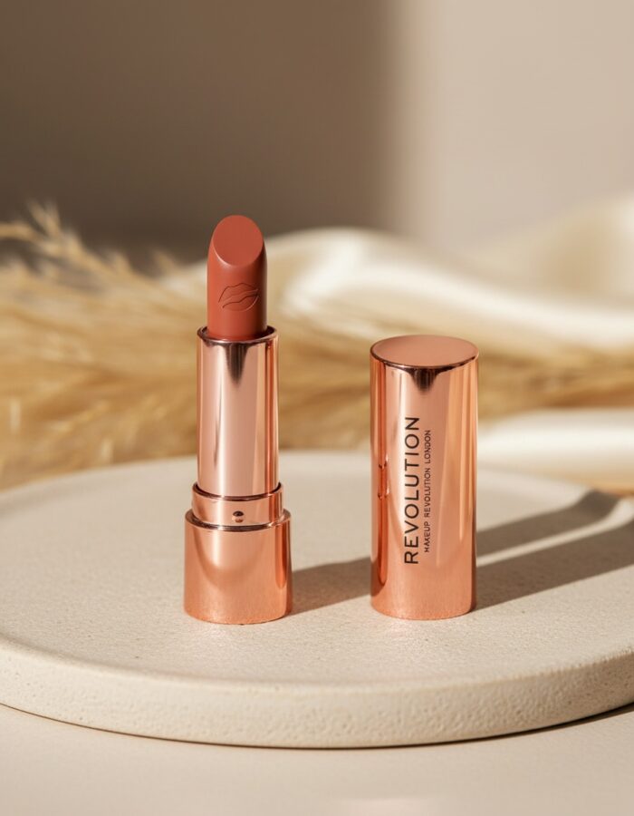 Revolution Make Up SATIN KISS lipstick #chauffeur