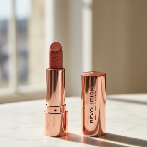 Revolution Make Up SATIN KISS lipstick #heart race