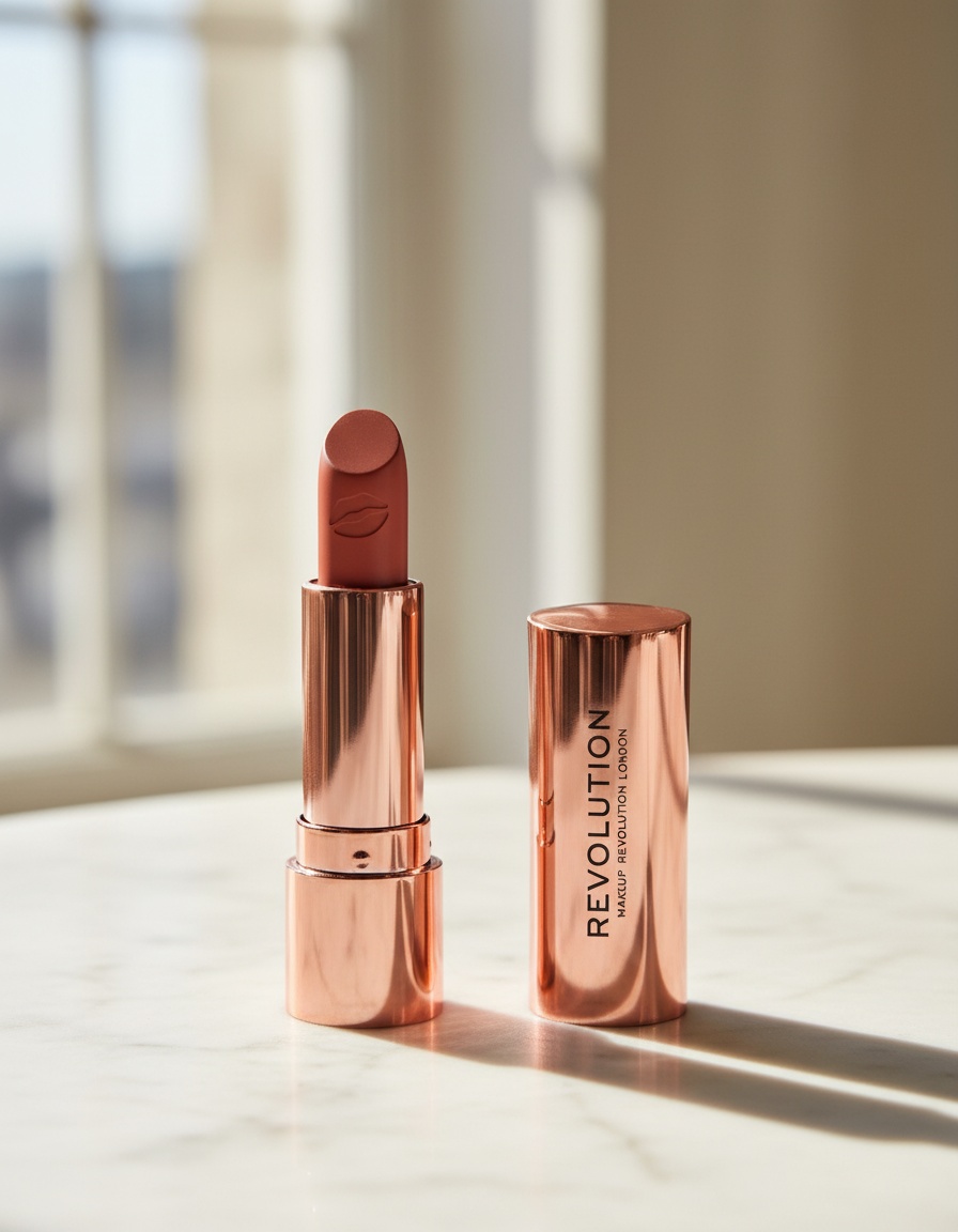 Revolution Make Up SATIN KISS lipstick #heart race