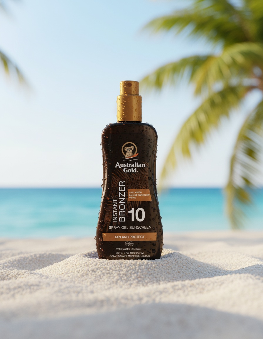 Australian Gold SUNSCREEN SPF10 spray gel with instant bronzer 237 ml - Afbeelding 2