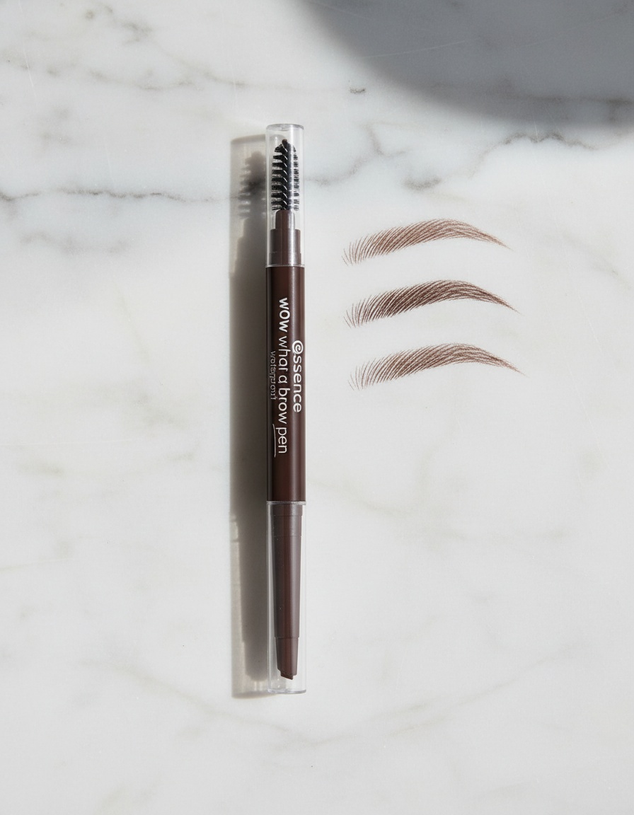 Essence WOW WHAT A BROW PEN lápiz de cejas waterproof #04-black brown - Afbeelding 2