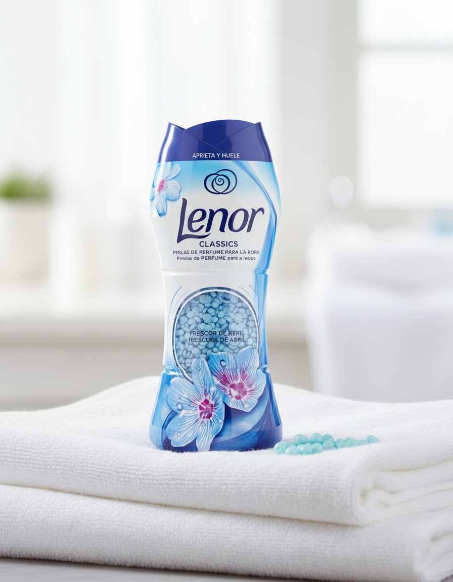 Lenor UNSTOPPABLES suavizante ropa perlas perfume #april fresh 210 gr - Afbeelding 2