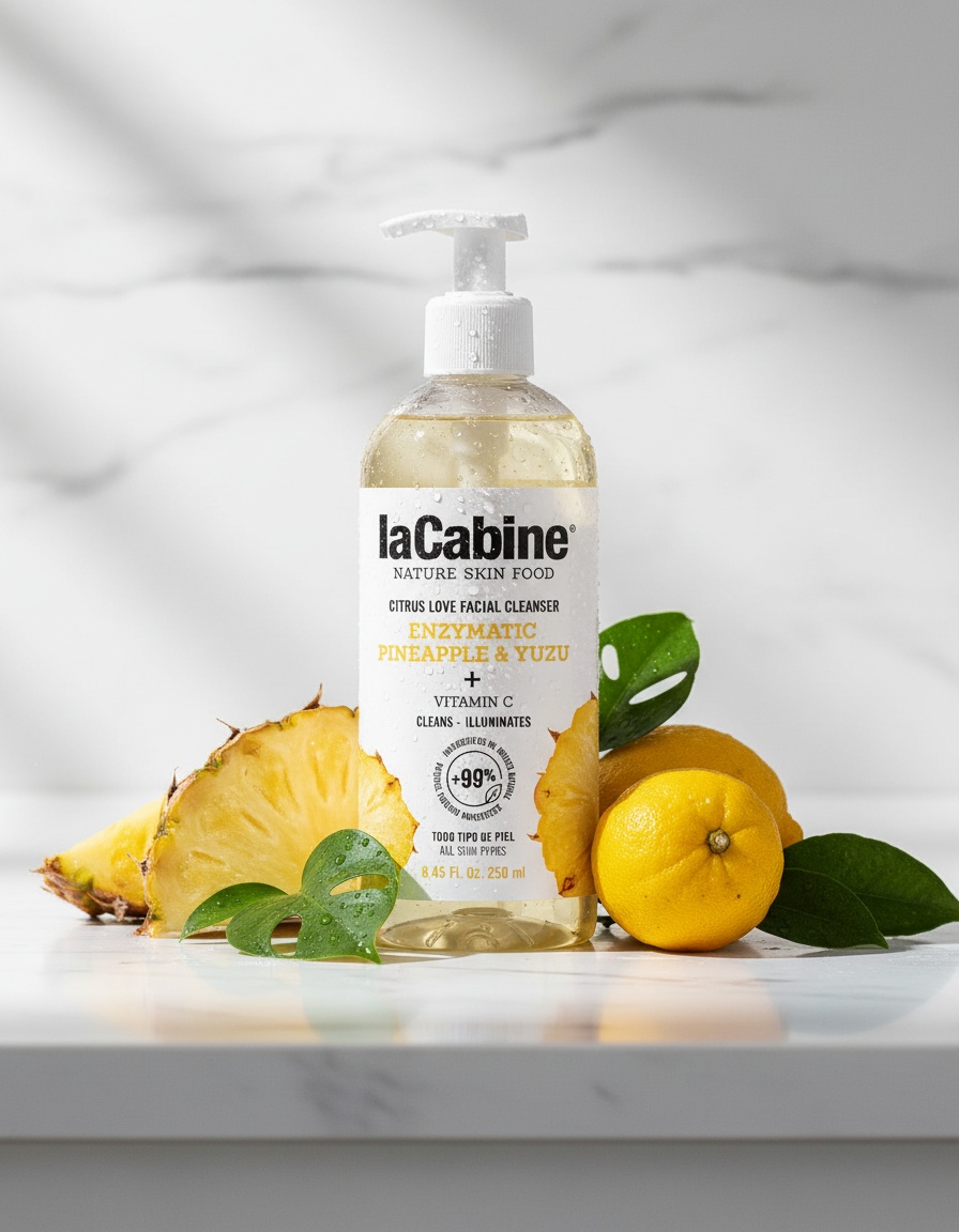 La Cabine NATURE HAIR FOOD citrus love facial cleanser 250 ml - Afbeelding 2