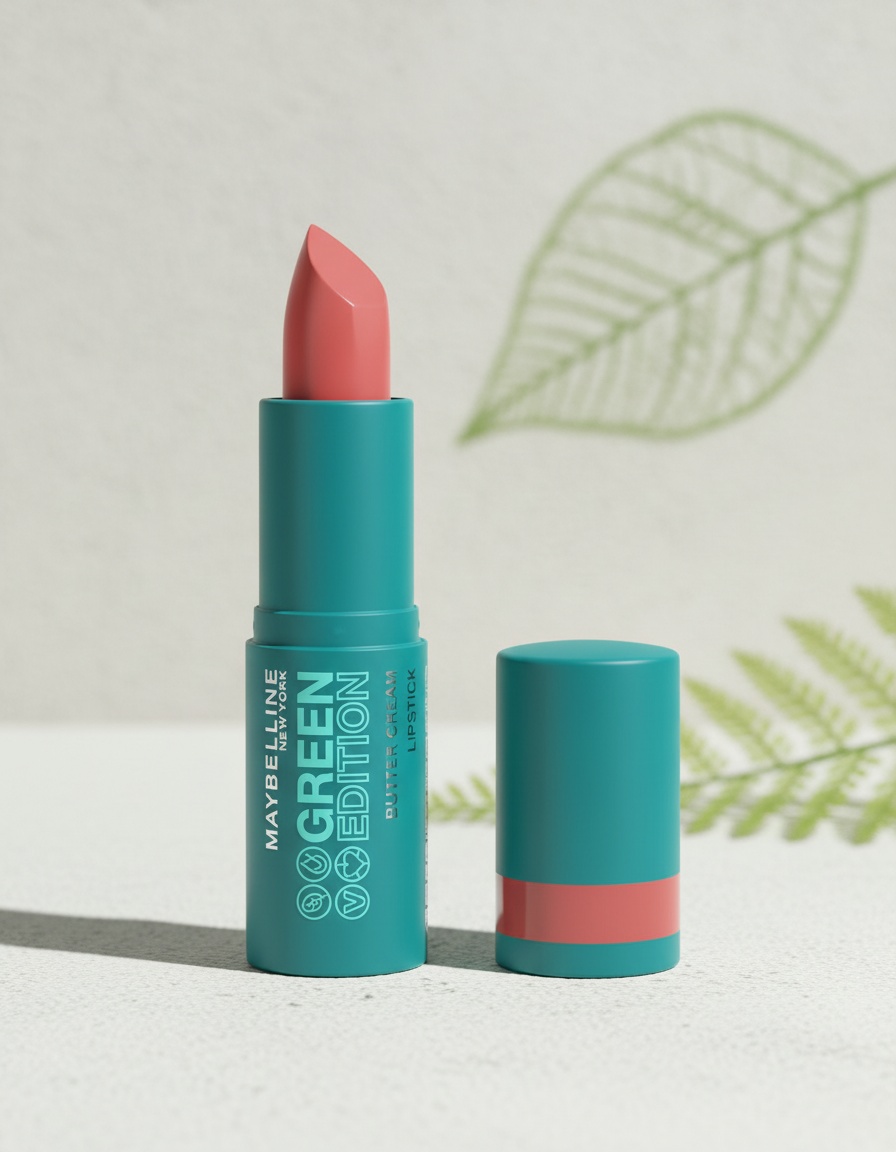Maybelline GREEN EDITION butter cream lipstick #012-shore 10 gr - Afbeelding 2