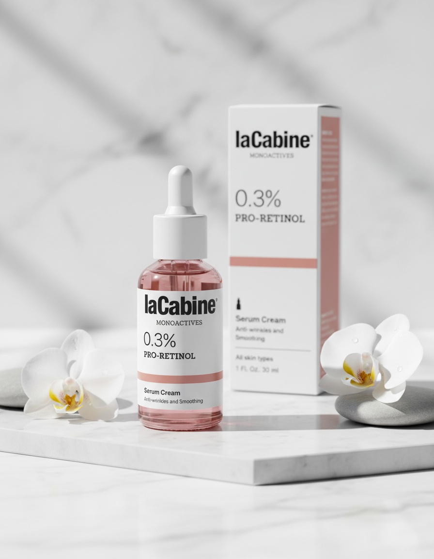 La Cabine MONOACTIVES 0.3% PRO-RETINOL serum cream 30 ml - Afbeelding 2