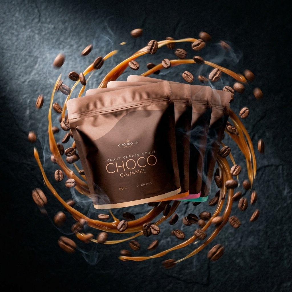 Cocosolis LUXURY COFFEE SCRUB BOX set 4 pz - Cocosolis