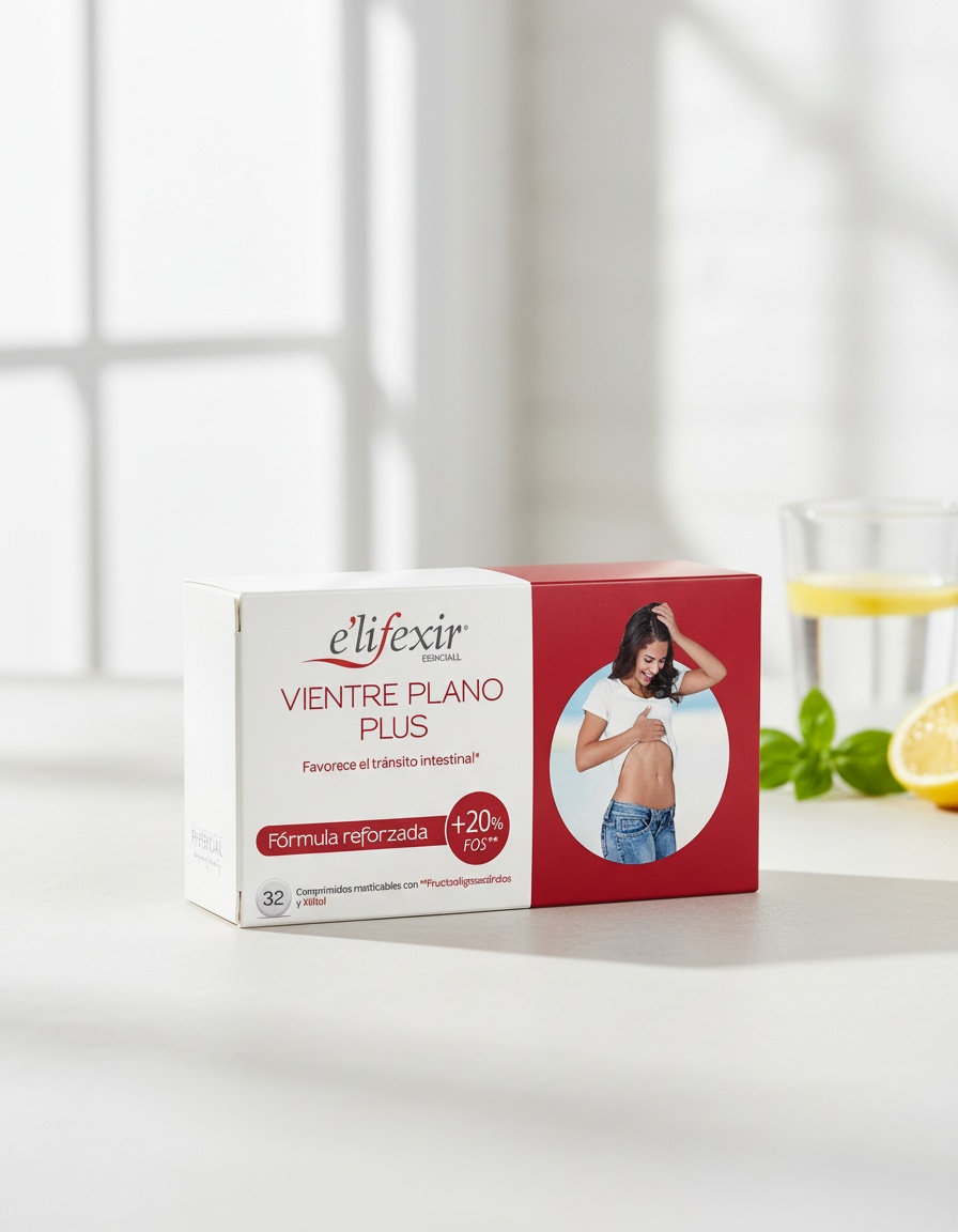 E'lifexir SALUD vientre plano plus comprimidos 32 u - Afbeelding 2