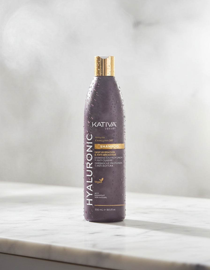 Kativa HYALURONIC keratin & coenzyme Q10 shampoo 550 ml - Afbeelding 2