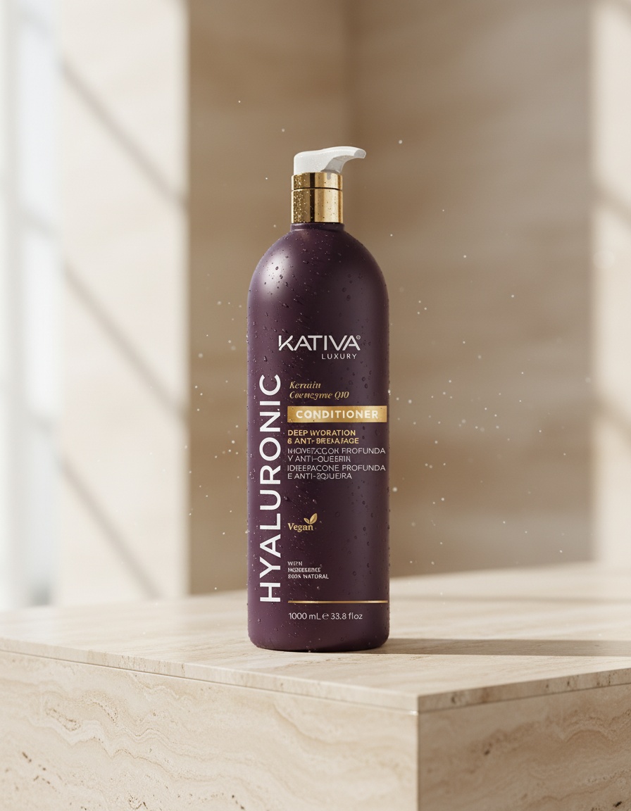 Kativa HYALURONIC keratin & coenzyme Q10 conditioner 1000 ml - Afbeelding 2
