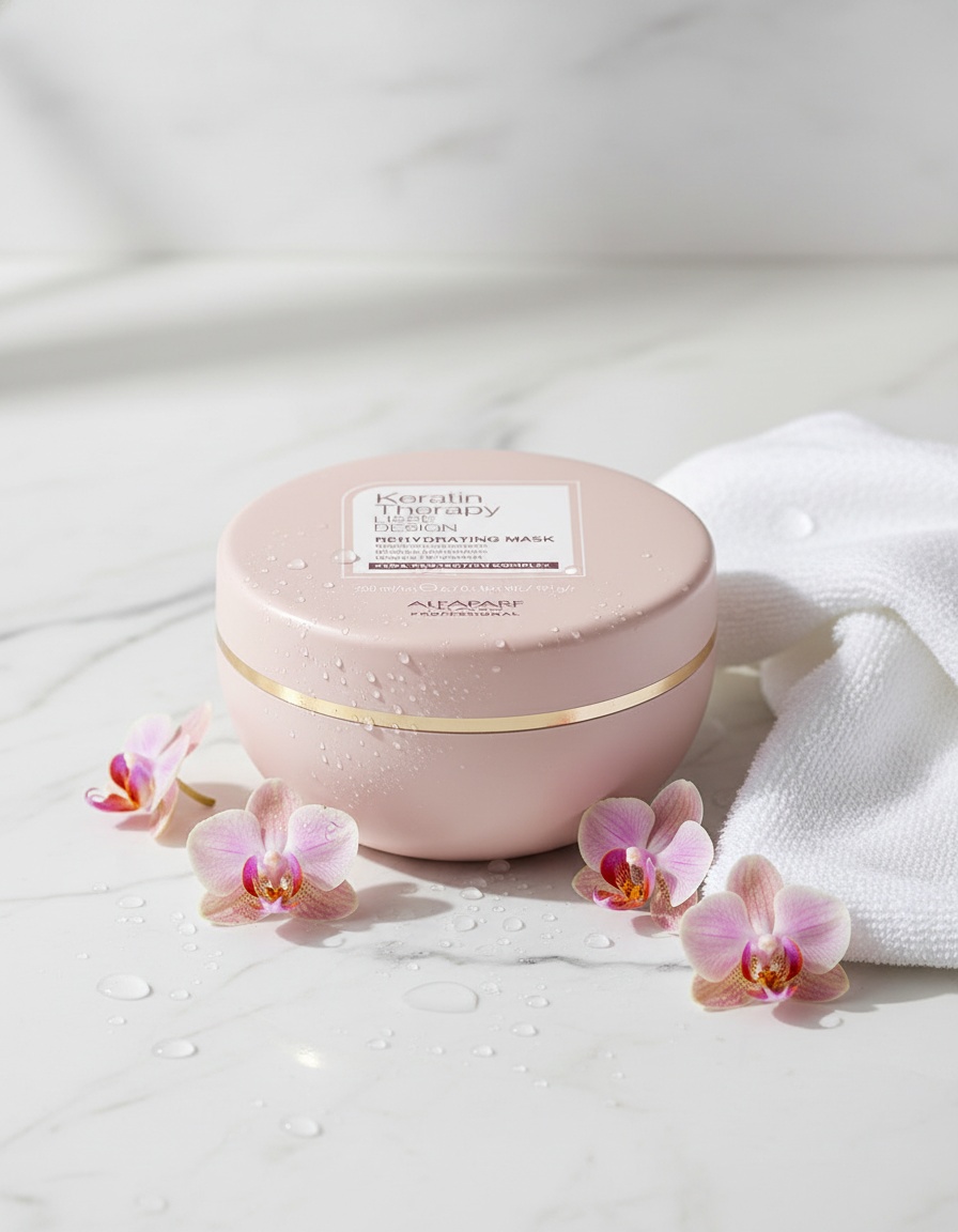 Alfaparf Milano LISSE DESIGN KERATIN THERAPY rehydrating mask 200 ml - Afbeelding 2