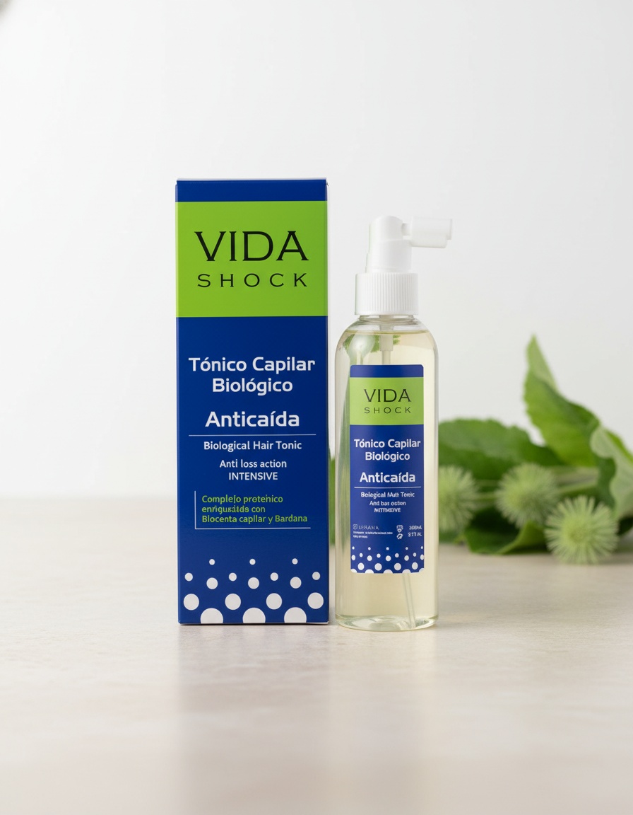 Luxana VIDA SHOCK anti-loss hair tonic 200 ml - Afbeelding 2