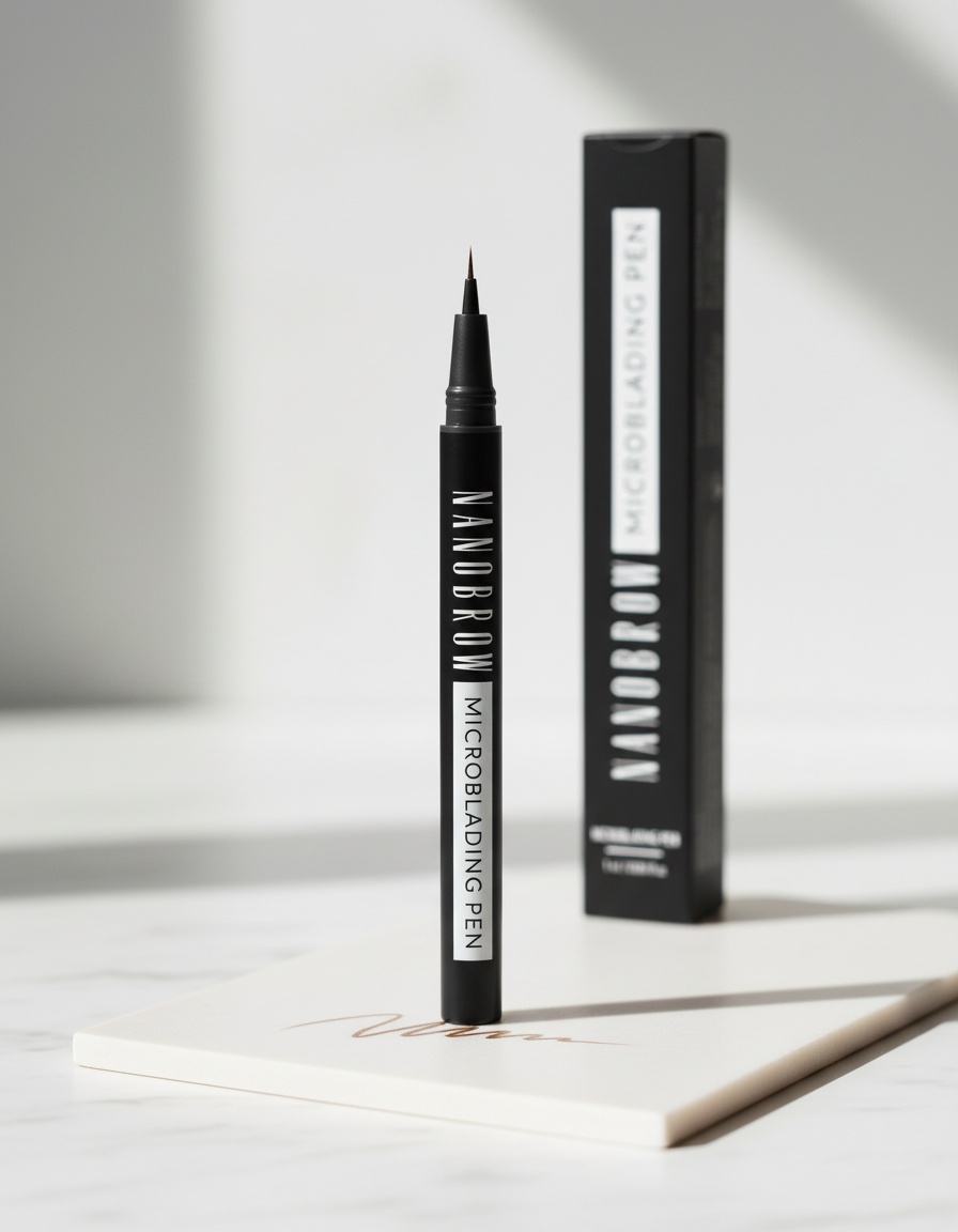 Nanobrow MICROBLADING PEN #dark brown 1 ml - Afbeelding 2