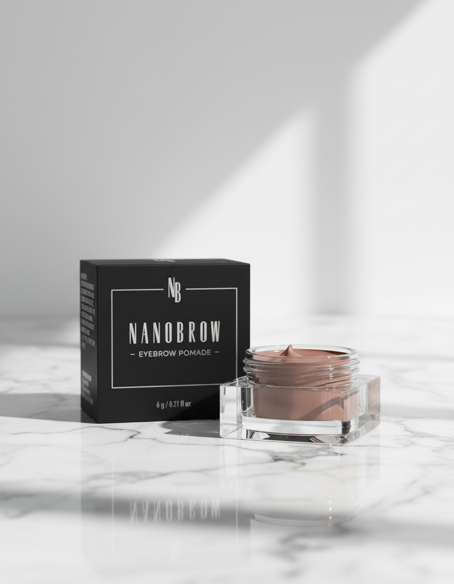 Nanobrow EYEBROW POMADE #dark brown 6 gr - Afbeelding 2