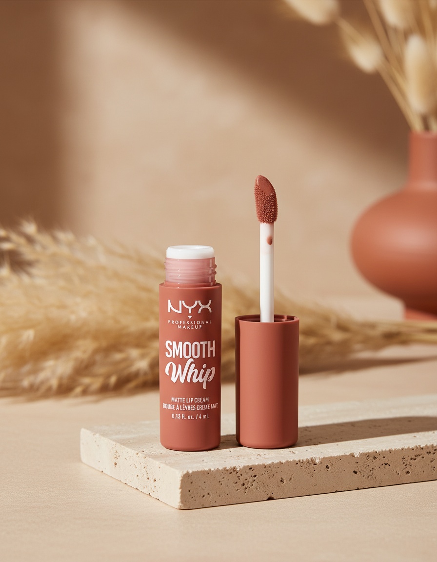 Nyx Professional Make Up SMOOTH WHIPE matte lip cream #kitty belly 4 ml