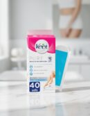 Veet PURE WAX BANDS sensitive skin body 40 u