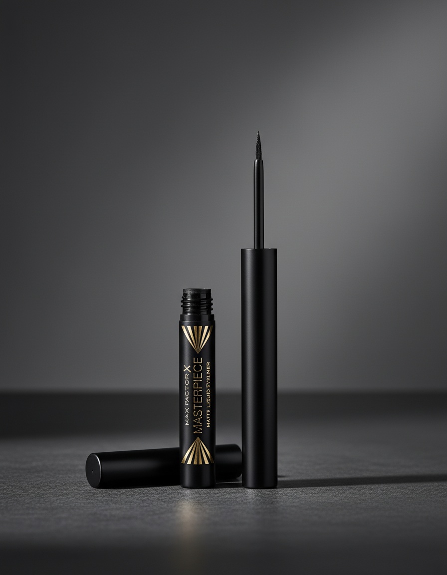 Max factor MASTERPIECE mate liquid eyeliner #02-charcoal 1,7 ml - Afbeelding 2