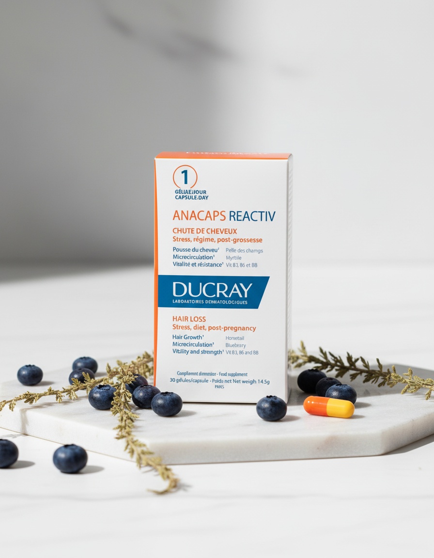 Ducray ANACAPS REACTIV reactive hair loss food supplement 30 units - Afbeelding 2