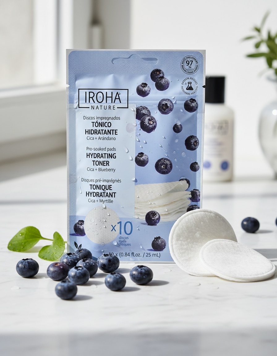 Iroha HYDRATING TONER pre-soaked pads 10 u - Afbeelding 2