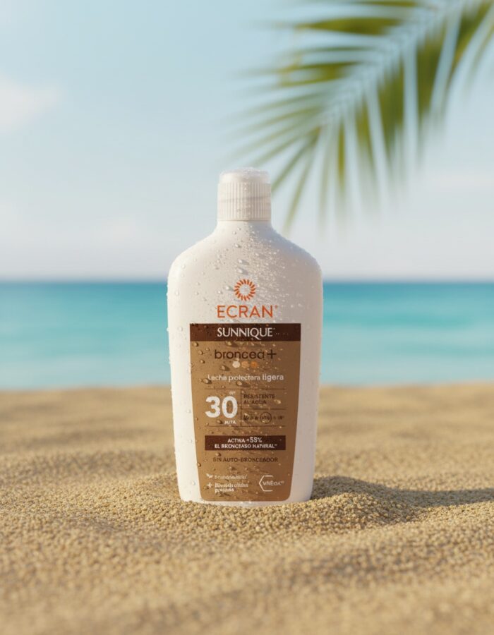 ECRAN SUNNIQUE BRONCEA+ protective milk SPF30 370 ml - Afbeelding 2