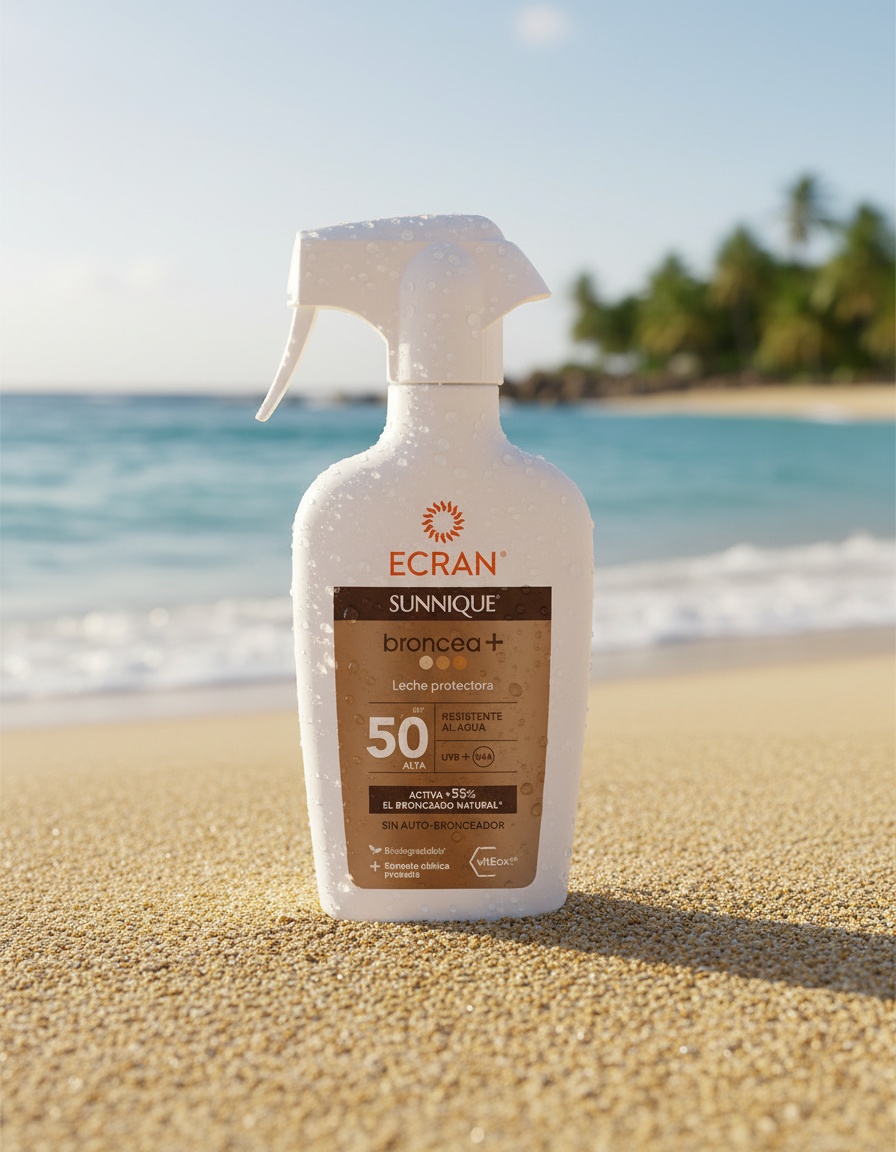 ECRAN SUNNIQUE tan+ spray gun SPF50 270 ml - Afbeelding 2
