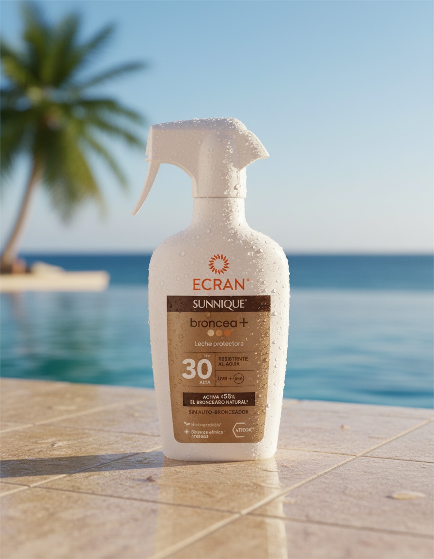 ECRAN SUNNIQUE tan+ spray gun SPF30 270 ml - Afbeelding 2