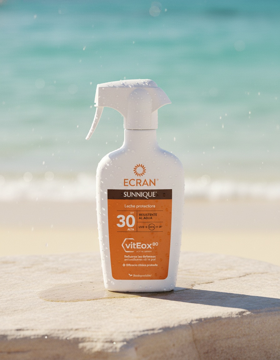 ECRAN SUNNIQUE protective milk SPF30 spray gun 270 ml - Afbeelding 2