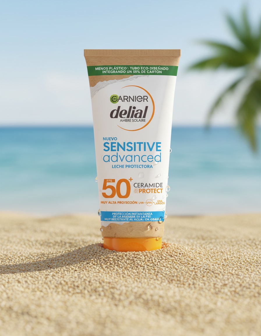 Garnier SENSITIVE ADVANCED protective milk SPF50+ 175 ml - Afbeelding 2