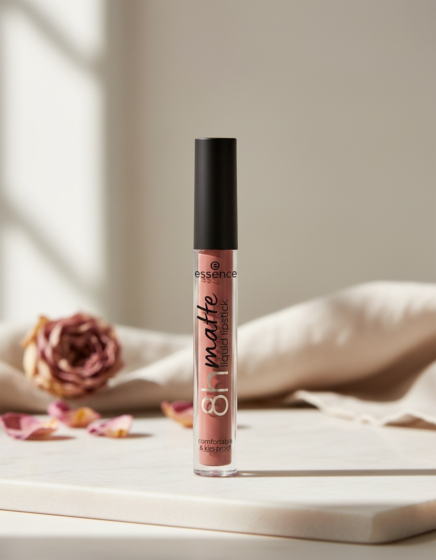 Essence 8H MATTE barra de labios líquida #03-soft beige 2,5 ml