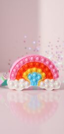 Inca Rainbow silicone pop-it CROSSBODY BAG 21 x 14 x 3.5 cm 1 u