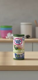 Albal RECYCLED HANDY BAG resistant garbage bag 100 liters 10 u