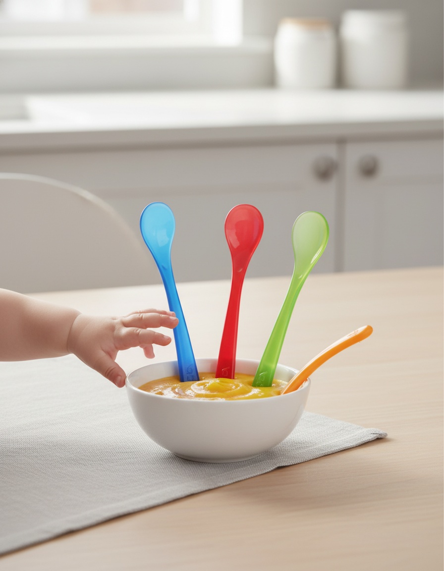 NÛby CUCHARA mango largo 3m+ 4 u - Afbeelding 2