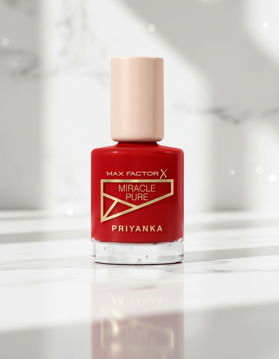 Max factor MIRACLE PURE PRIYANKA nail polish #360-daring cherry 12 ml - Afbeelding 2