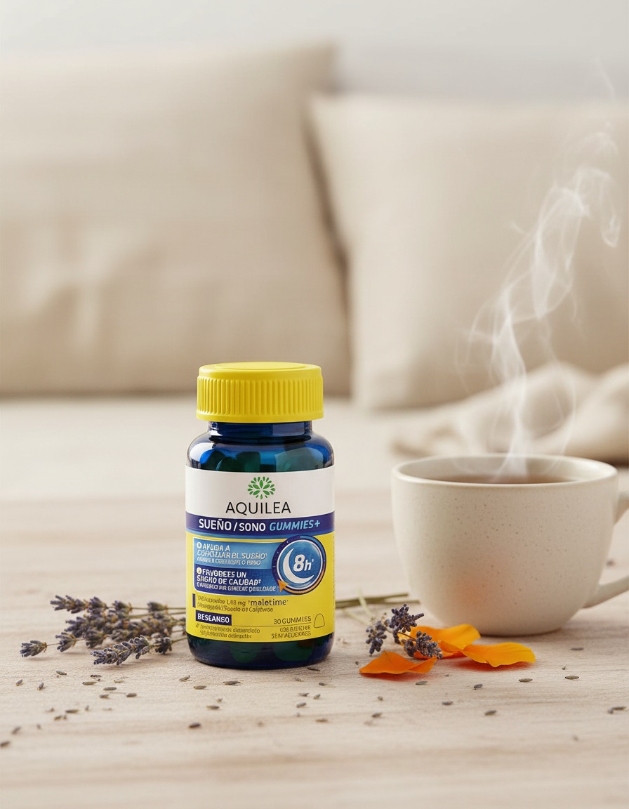 Aquilea SUEÑO gummies without sugar #Blueberries 30 u - Afbeelding 2