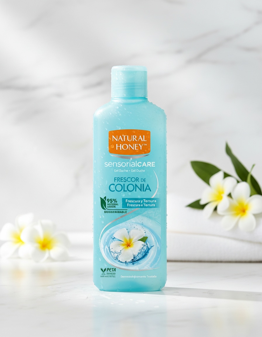 Natural Honey FRESHNESS OF COLOGNE shower gel 600 ml - Afbeelding 2