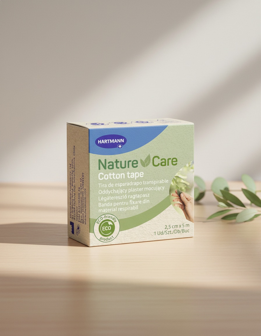 Hartmann NATURE&CARE cotton plaster 2.5 cm x 5 m 1 u - Afbeelding 2
