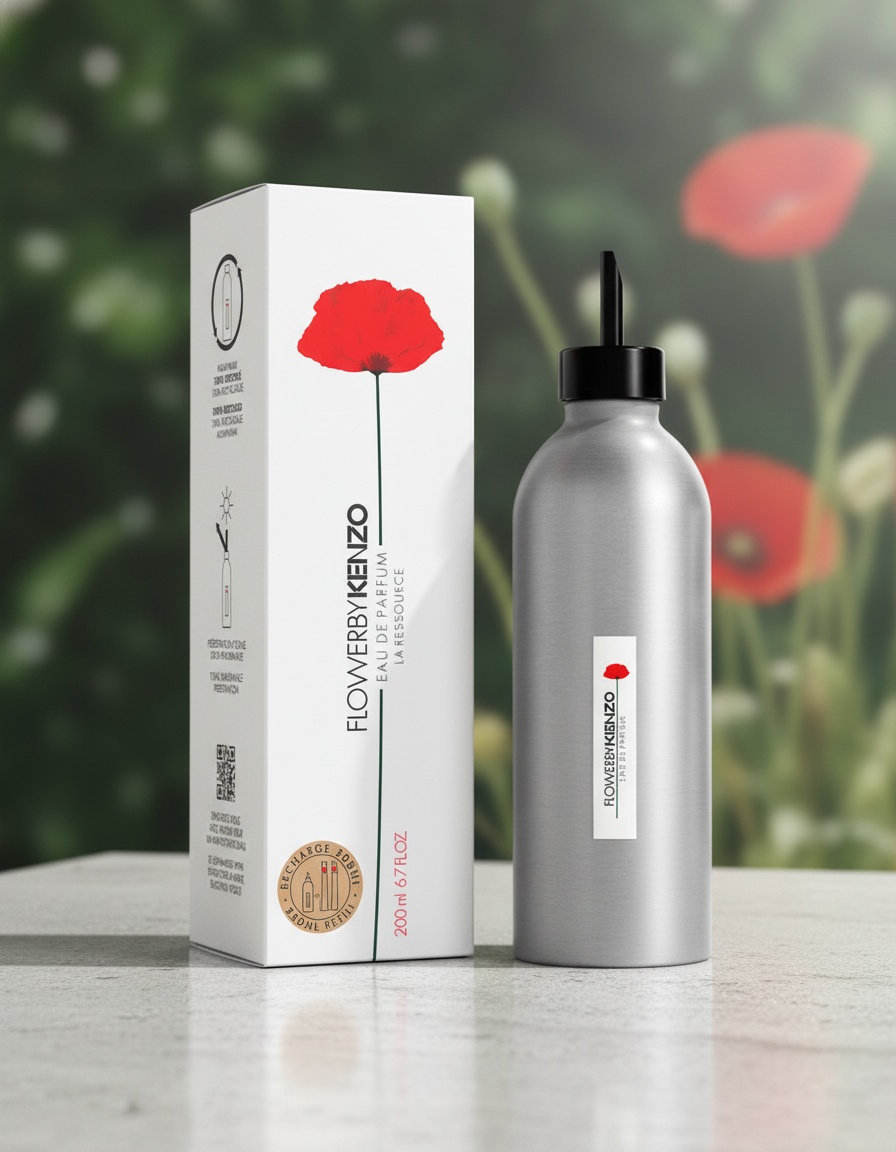 FLOWER BY KENZO edp refill 200 ml - Afbeelding 2