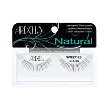 NATURAL eyelashes #sweeties black 1 u