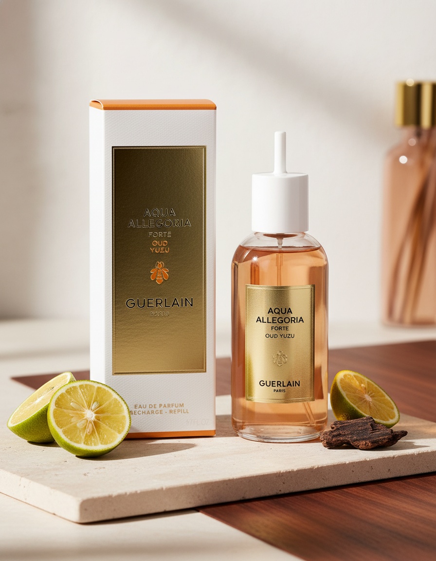 Guerlain AQUA ALLEGORIA FORTE OUD YUZU edp refill 200 ml - Afbeelding 2