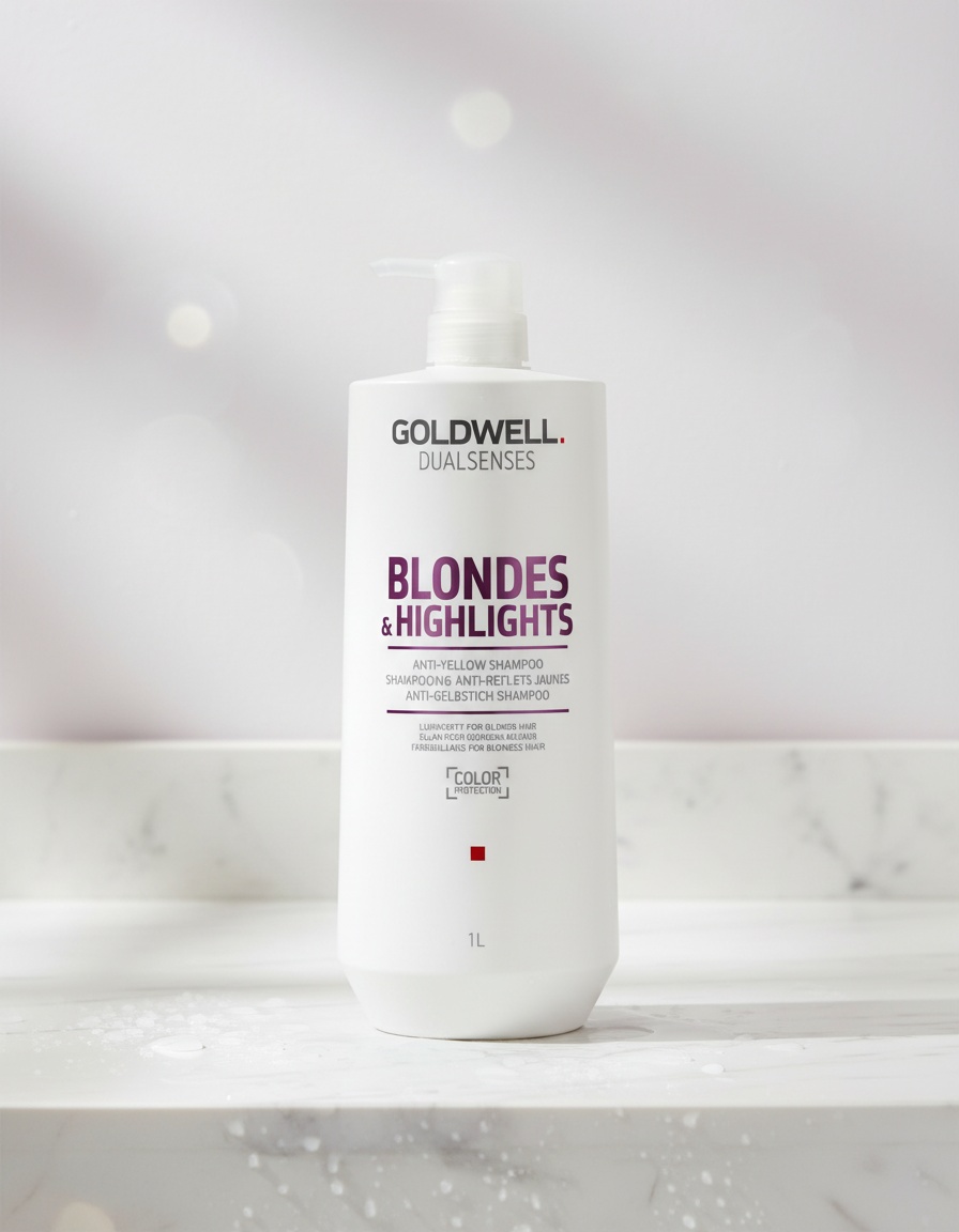 Goldwell BLONDES & HIGHLIGHTS anti-yellow shampoo 1000 ml - Afbeelding 2